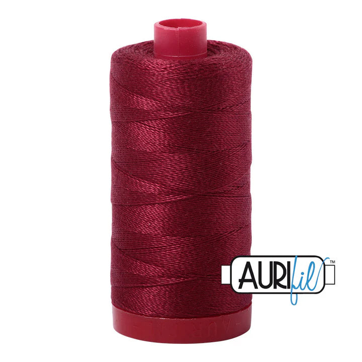 Aurifil Mako 12wt Cotton Quilting Thread 356 yds (each)