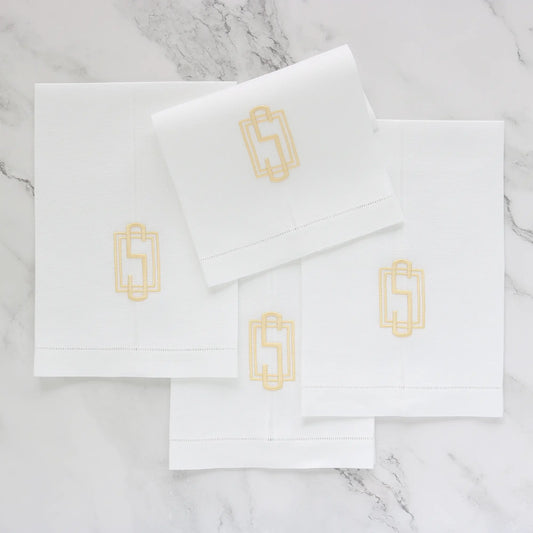 White Classico Hemstitched Guest Towels (set of 2)