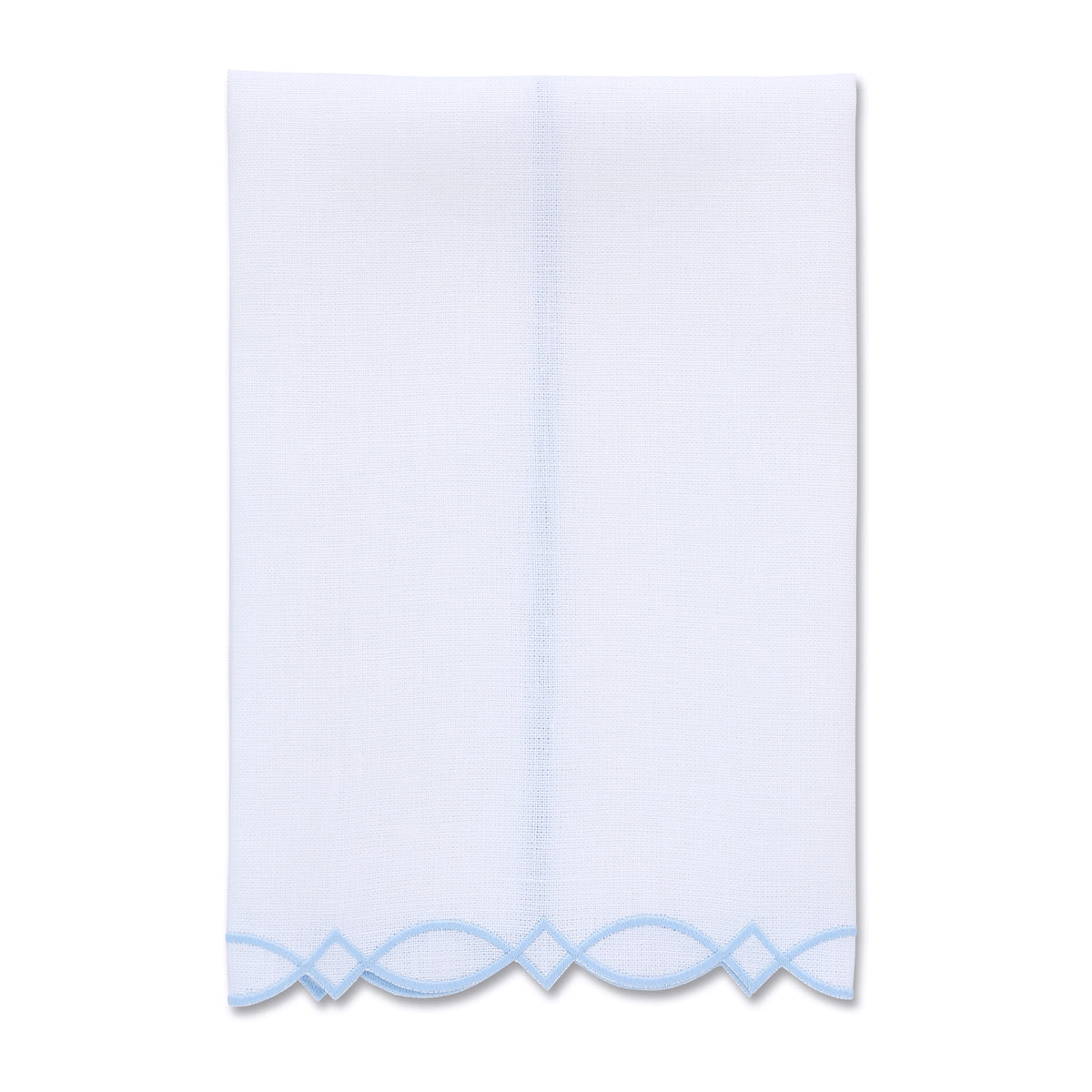 Donna White Linen Guest Towel (each)