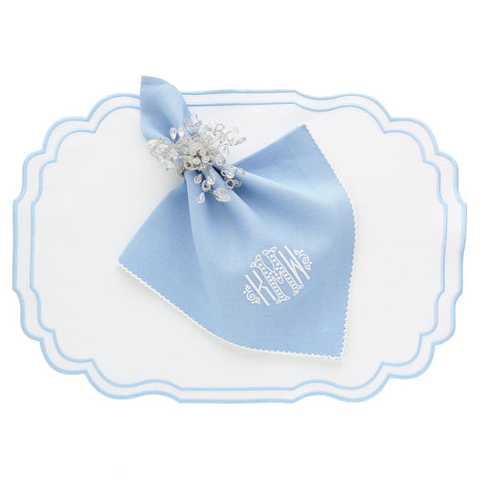 Genoa linen napkins and placemats (each)