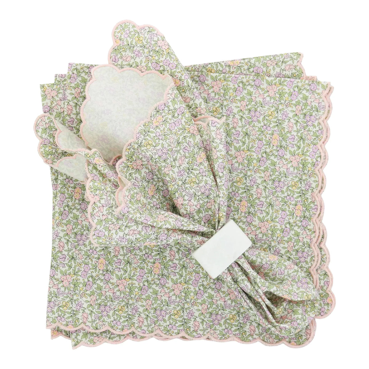 Verona Forget-Me-Not Liberty London Scalloped Napkins (each)
