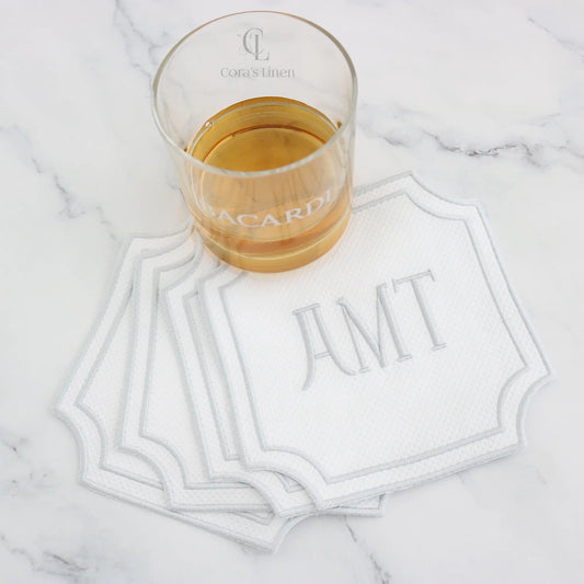 Milan Linen Cocktail Napkins (set of 6)