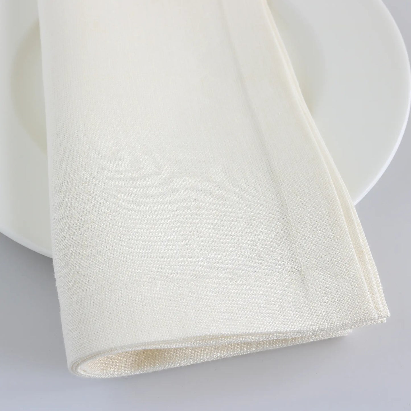 Ivory Linen Dinner Napkins (each)