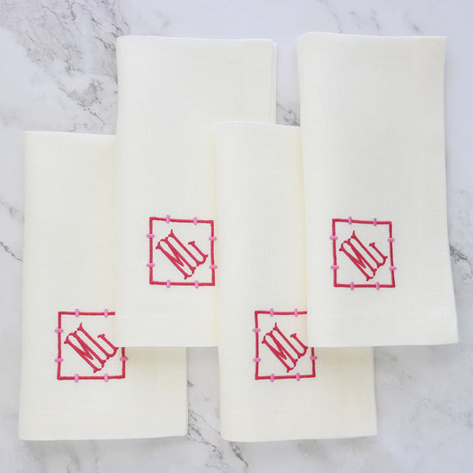Ivory Linen Dinner Napkins (each)