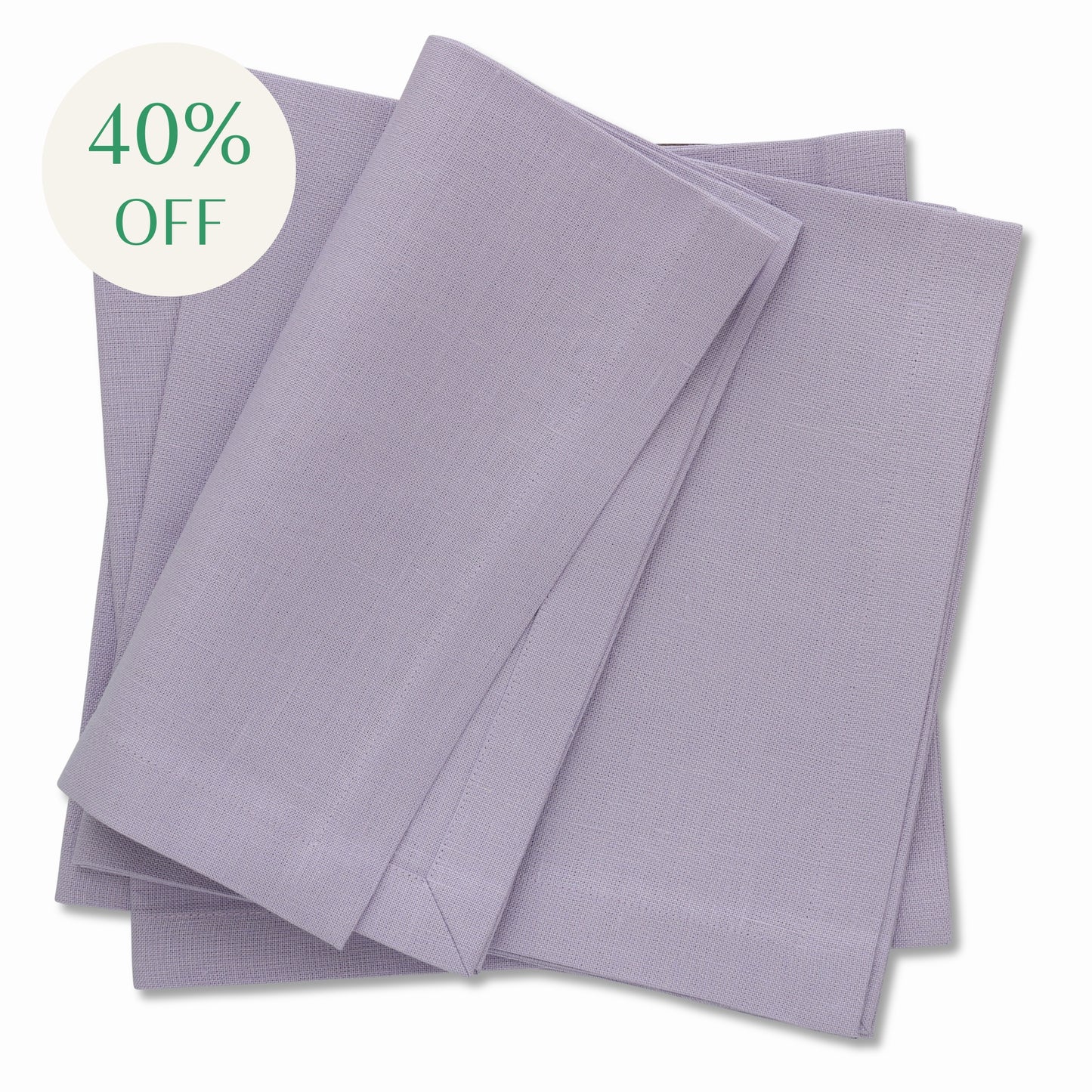 Lavender linen napkins (each)