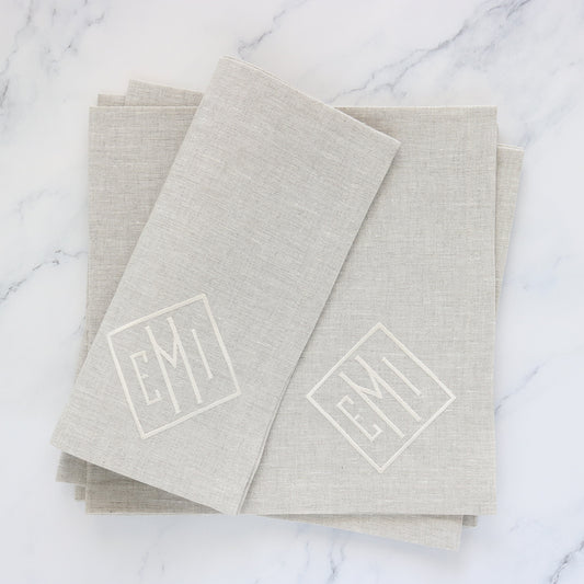 Italian Linen Sand Dinner Napkins (each)