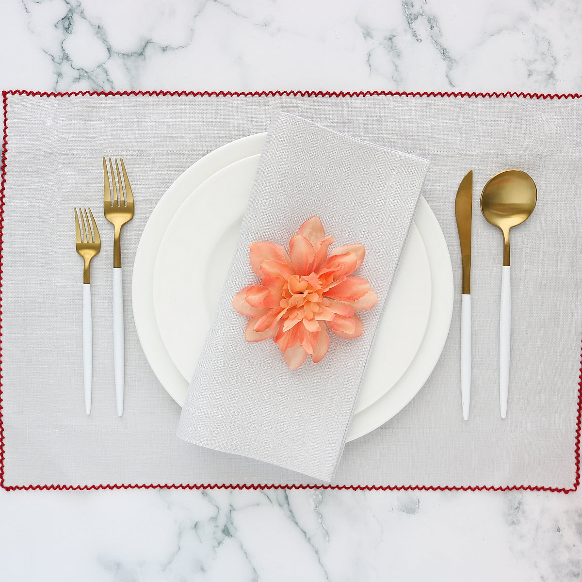 Quartz Grey Linen Dinner Napkins (each)