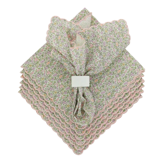 Verona Forget-Me-Not Liberty London Scalloped Napkins (each)