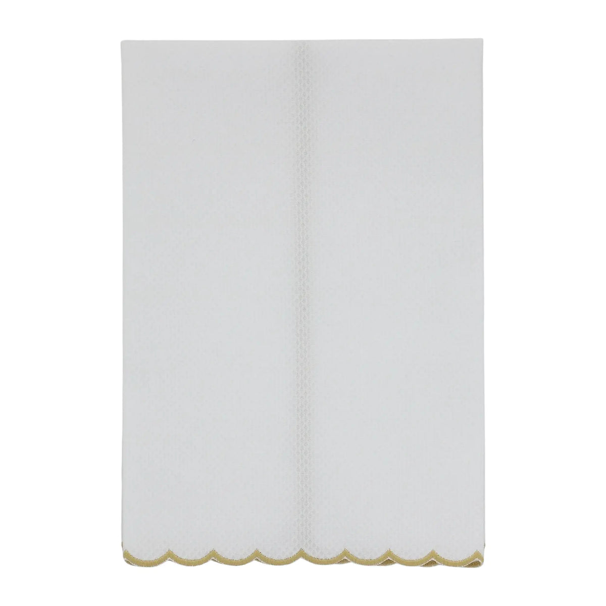 Cotton Pique Verona Scalloped Guest Towel