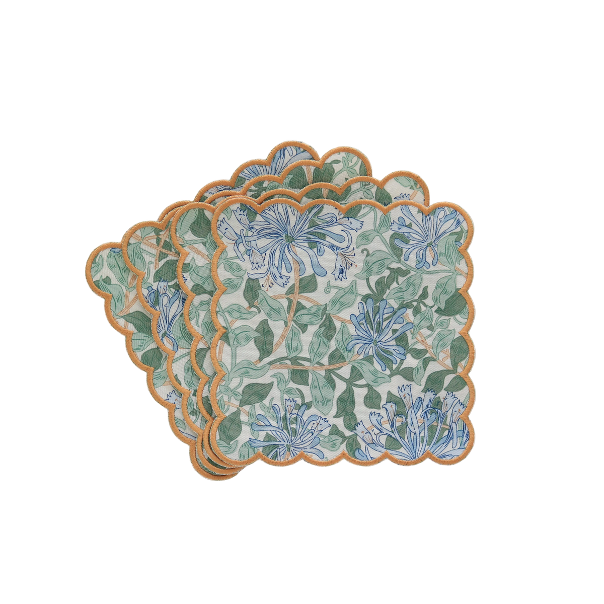 Liberty London Scalloped Cocktail Napkins (set of 4)