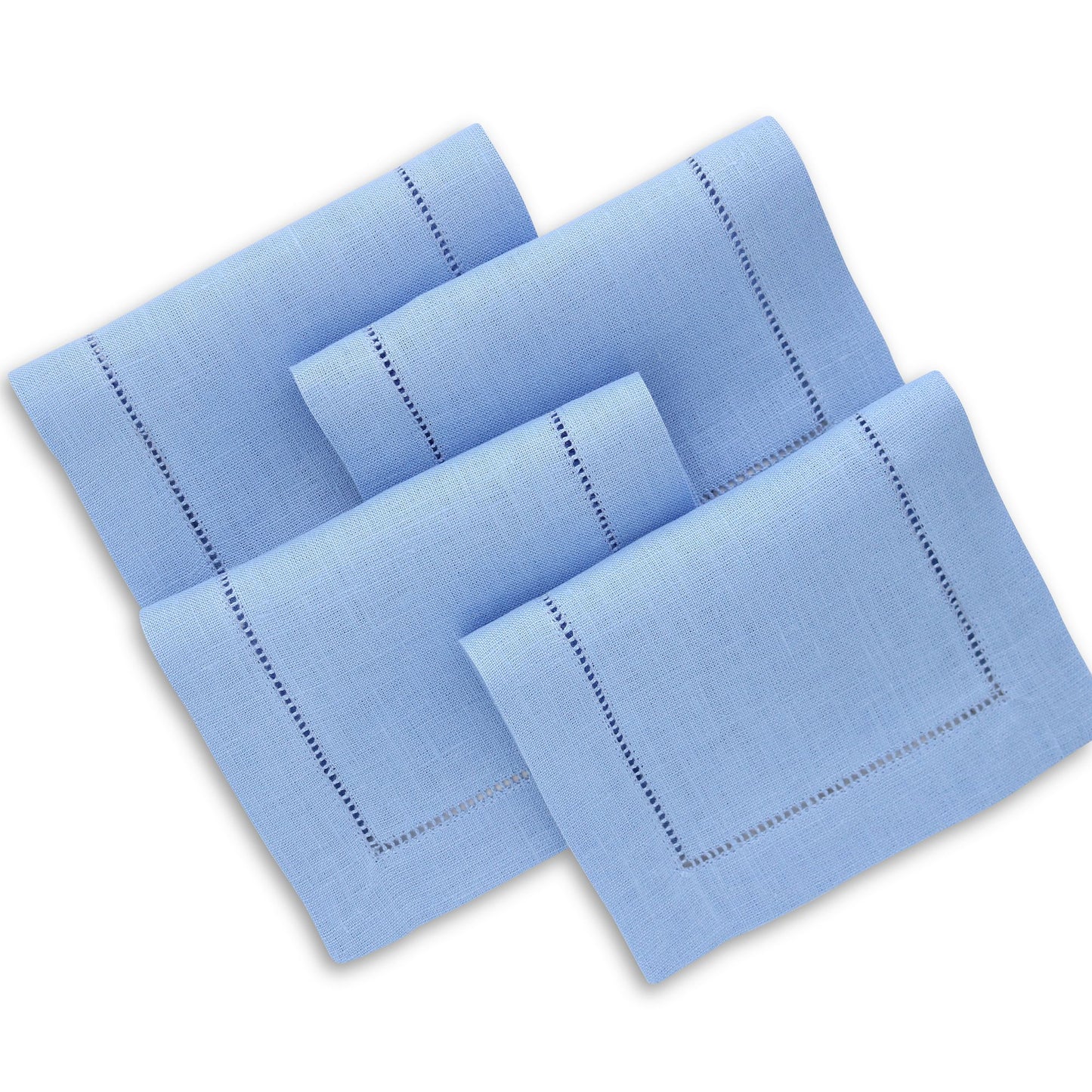 Bluebell 6x9 Hemstitched Cocktail Napkins (set of 4)