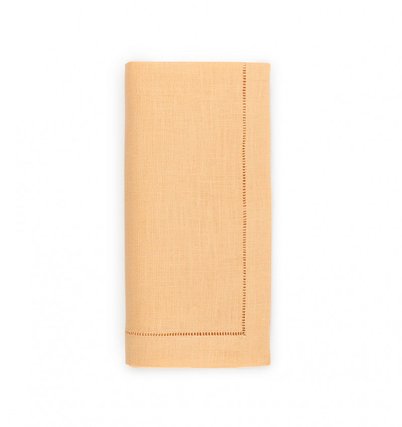 Apricot Festival Hemstitched Dinner Napkins (set of 4)