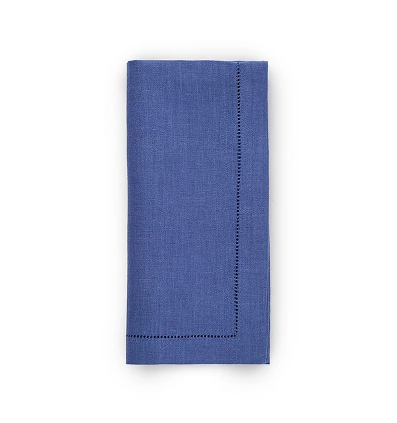 Lagoon Hemstitched Linen Dinner Napkins (set of 4)