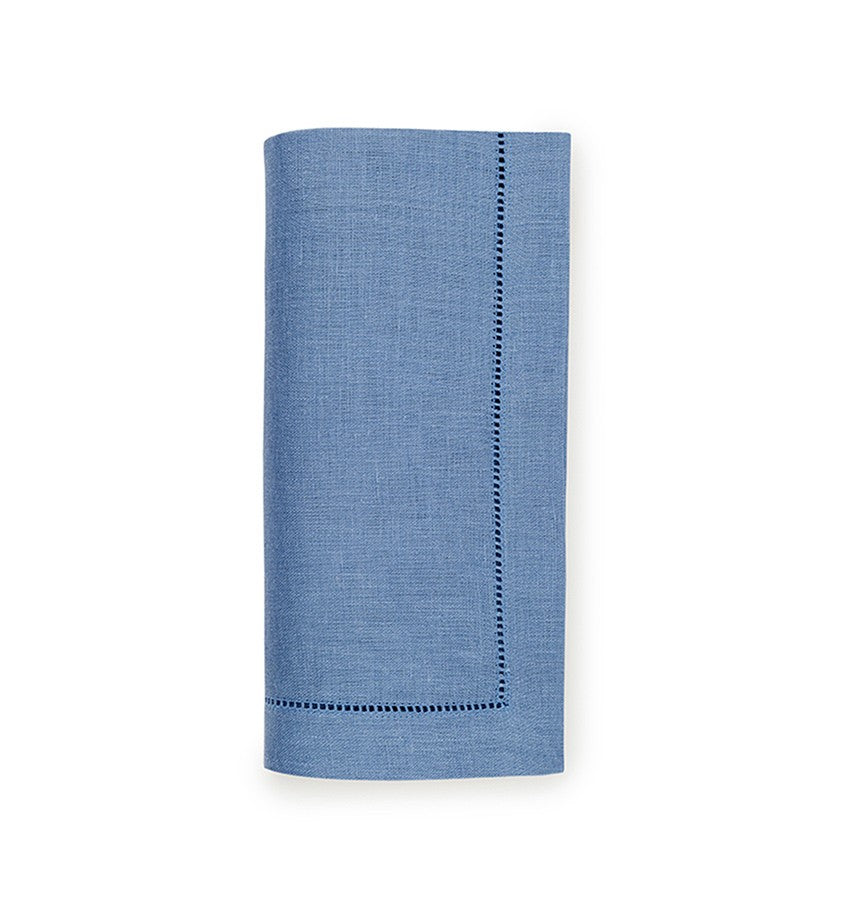 Ocean Hemstitched Linen Dinner Napkins (set of 4)