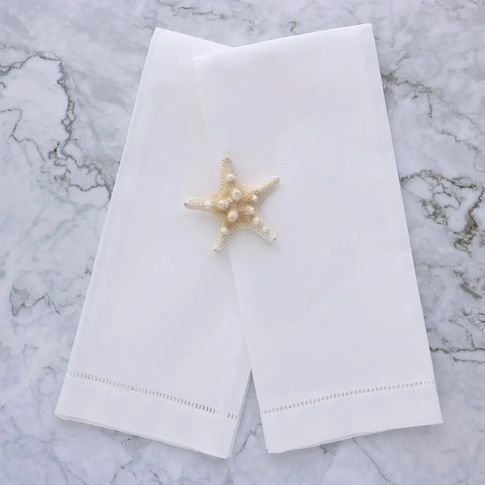 Chinoiserie Blue Cotton Guest Towel (each)