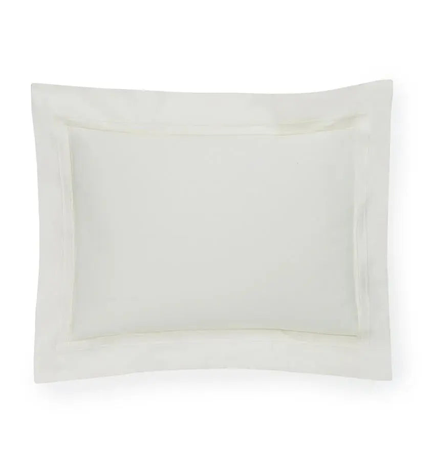 Giraffe Baby Boudoir Sham, White Percale Cotton, Grande Hotel