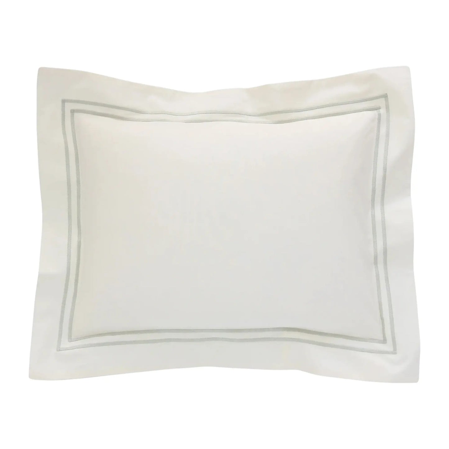 Giraffe Baby Boudoir Sham, White Percale Cotton, Grande Hotel