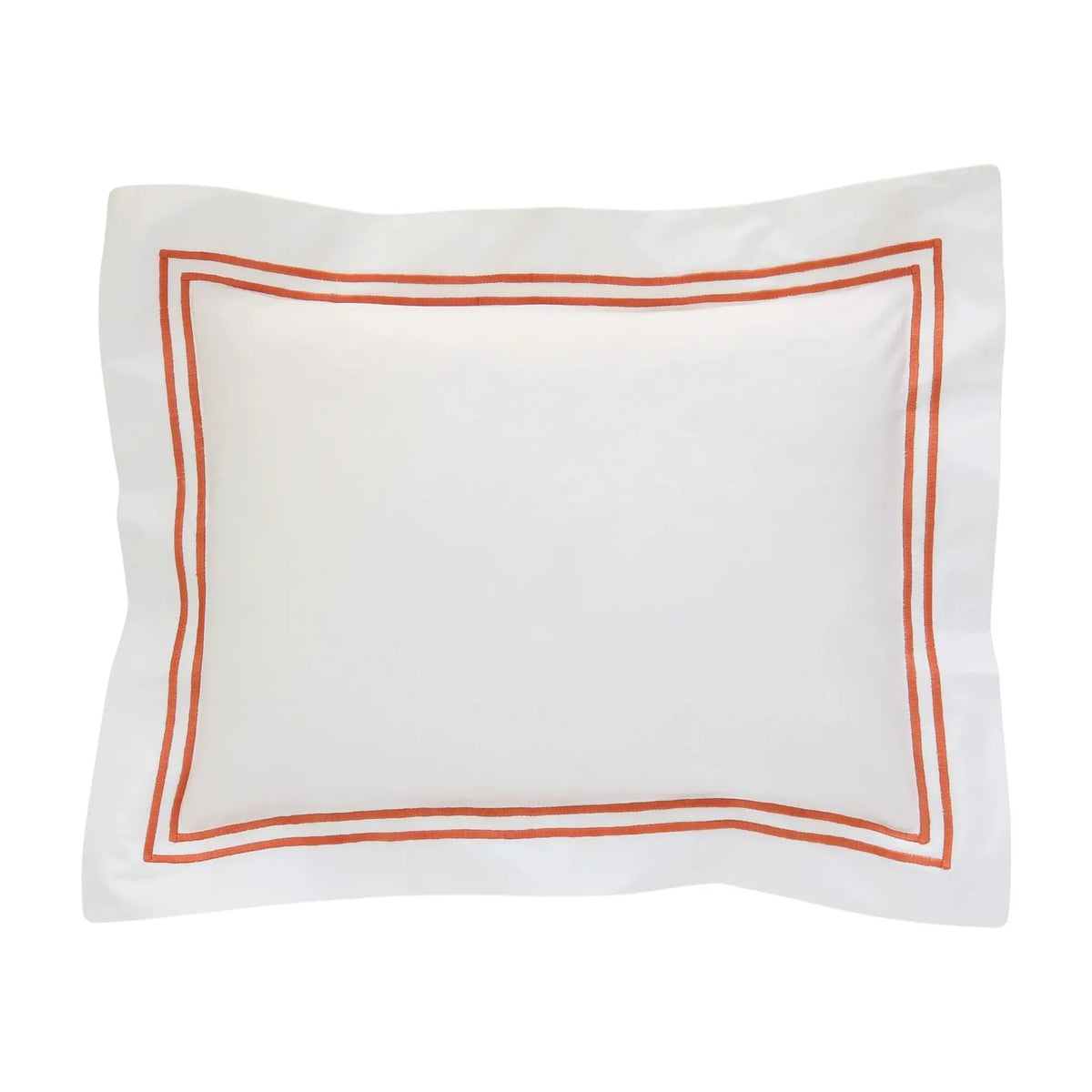Giraffe Baby Boudoir Sham, White Percale Cotton, Grande Hotel
