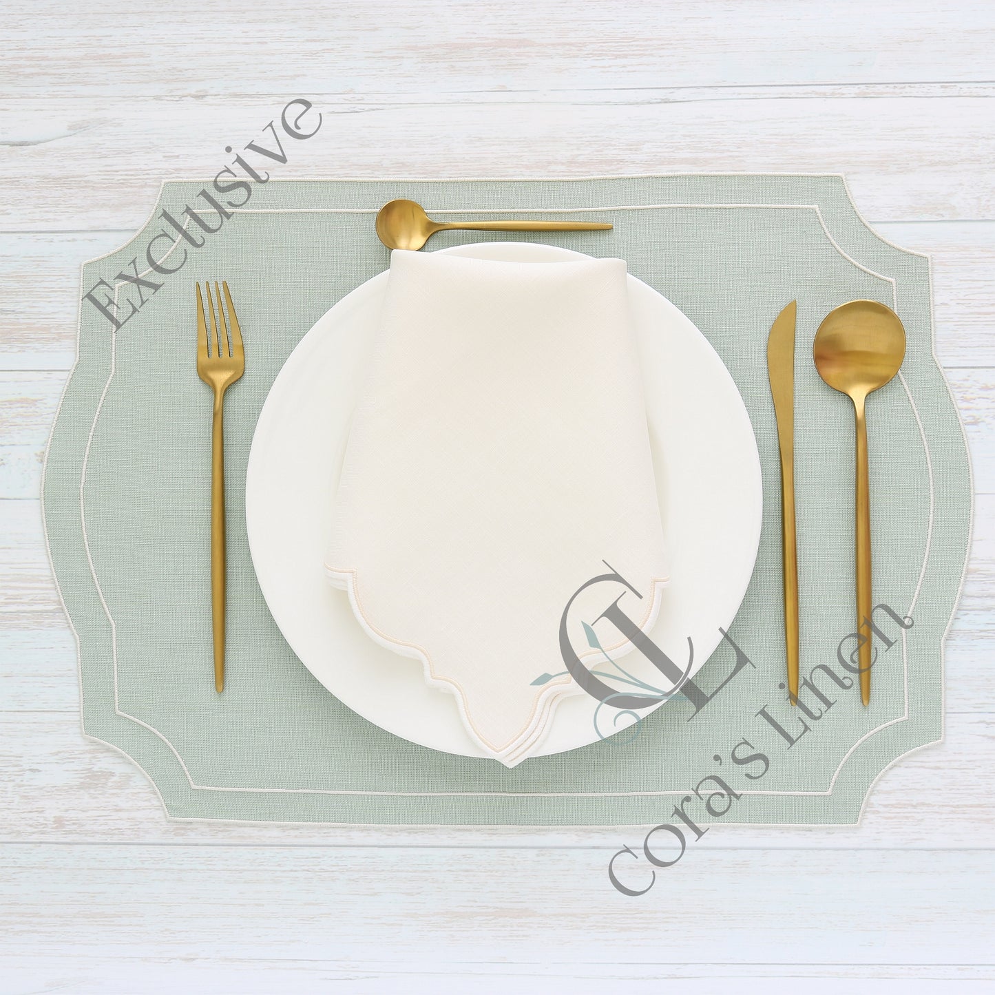 Olivia linen napkins and placemats (each)