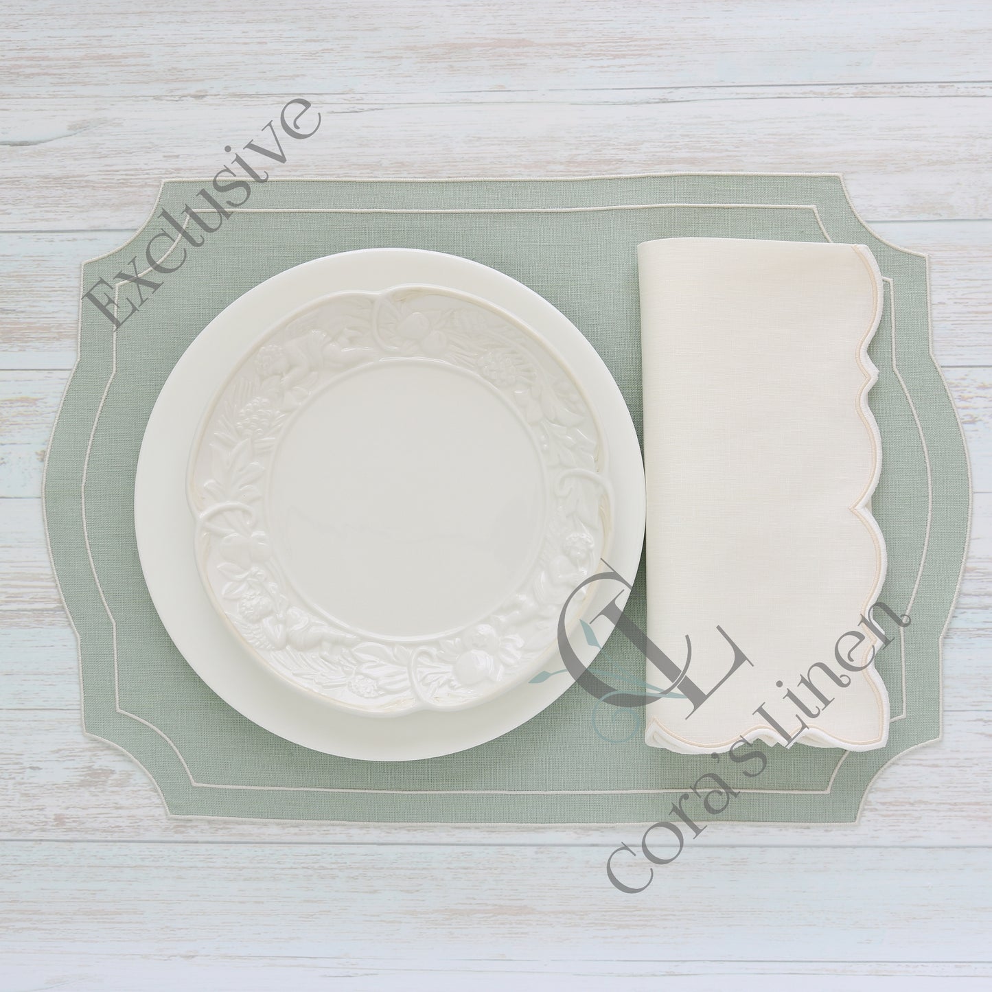 Olivia linen napkins and placemats (each)