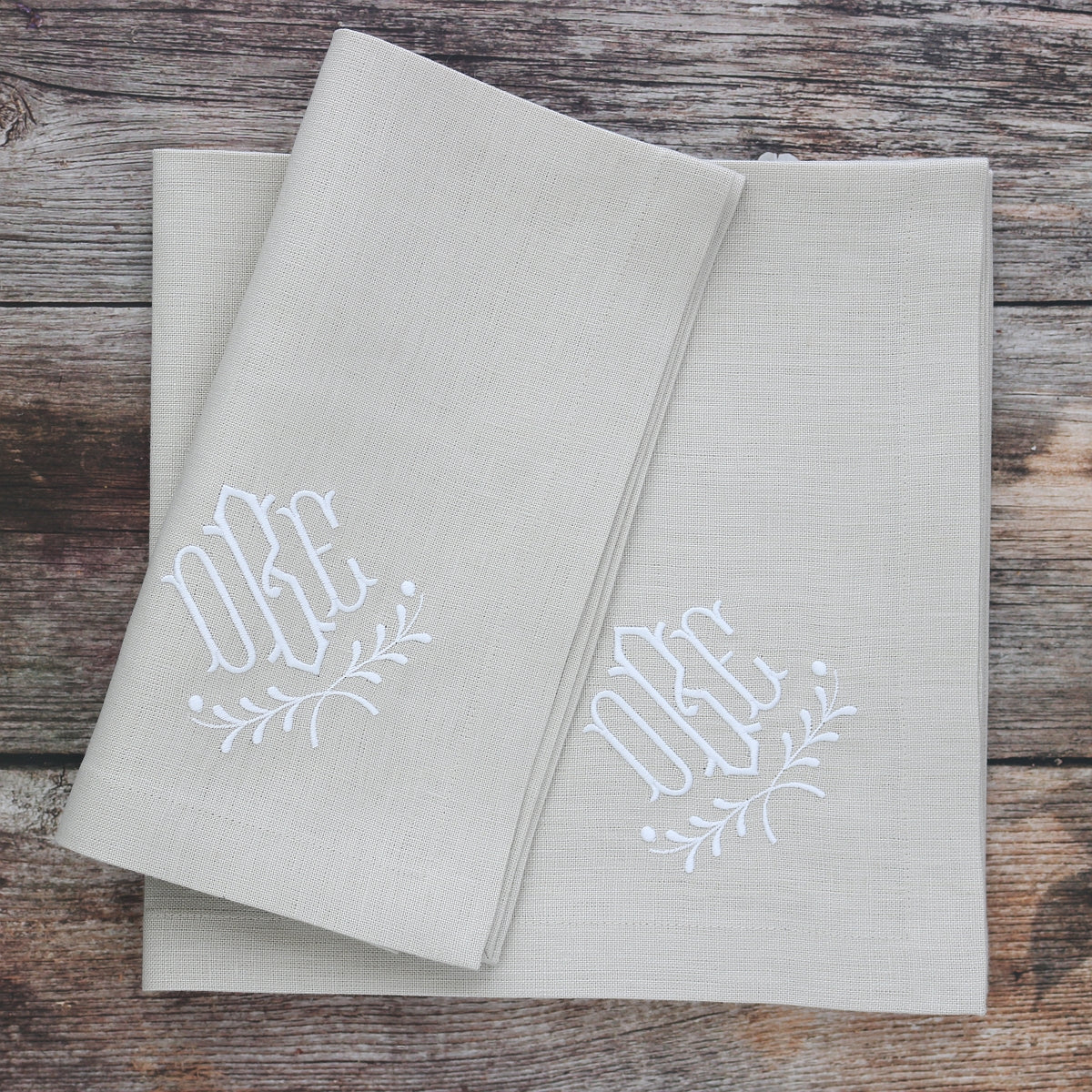 Linen Dinner Napkins in Natural Colors (set of 4)