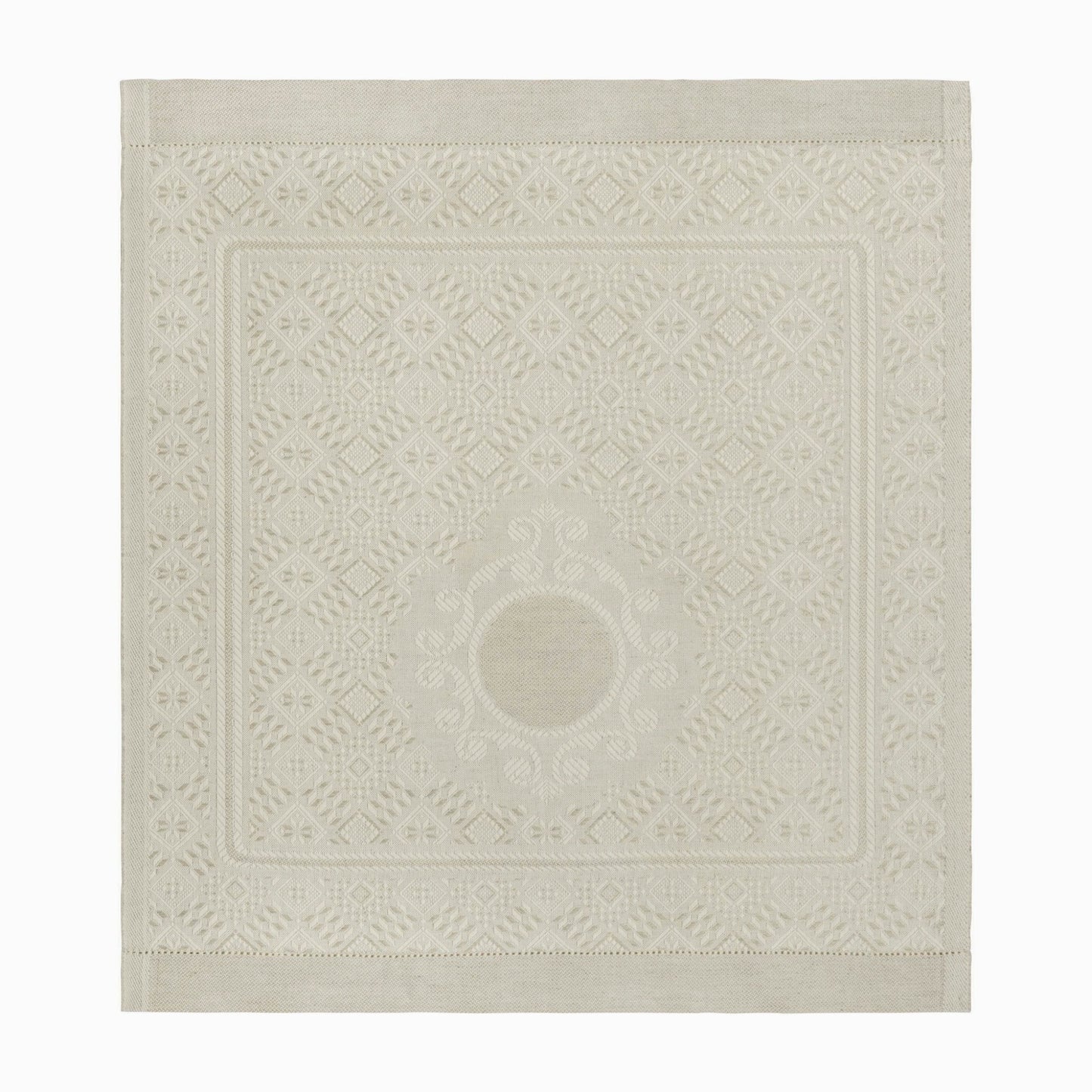 Natural Medaglione Hand Towel (each)