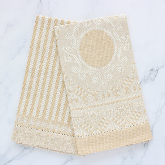 Mustard Iris Piccolo Hand Towel (each)