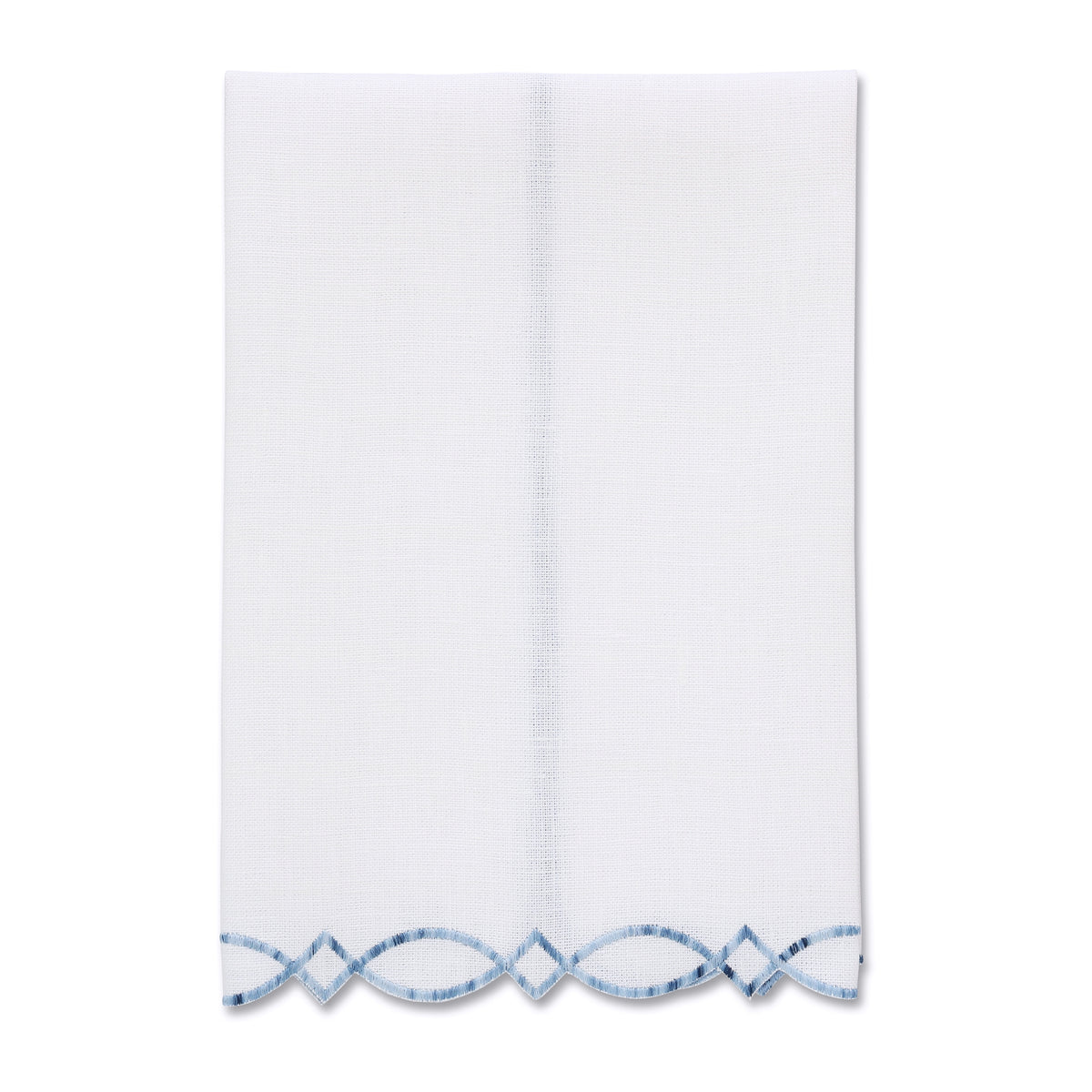 Donna White Linen Guest Towel (each)