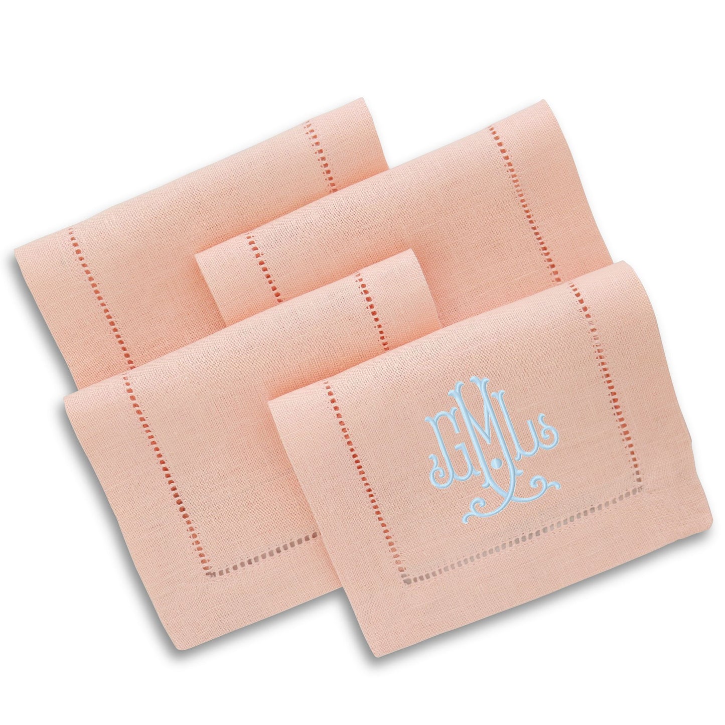 Cameo 6x9 Hemstitched Cocktail Napkins (set of 4)