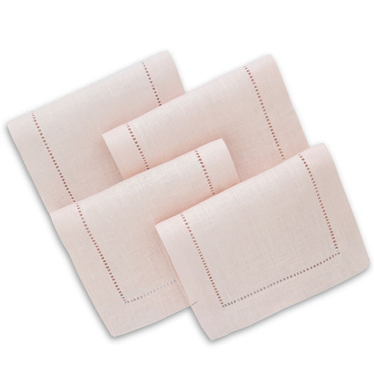 Petal 6x9 Hemstitched Cocktail Napkins (set of 4)