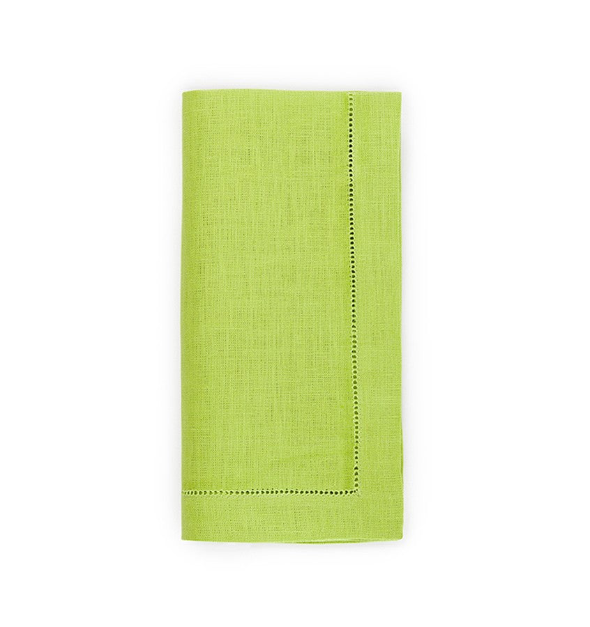 Apple Green Festival Hemstitched Dinner Napkins (set of 4)