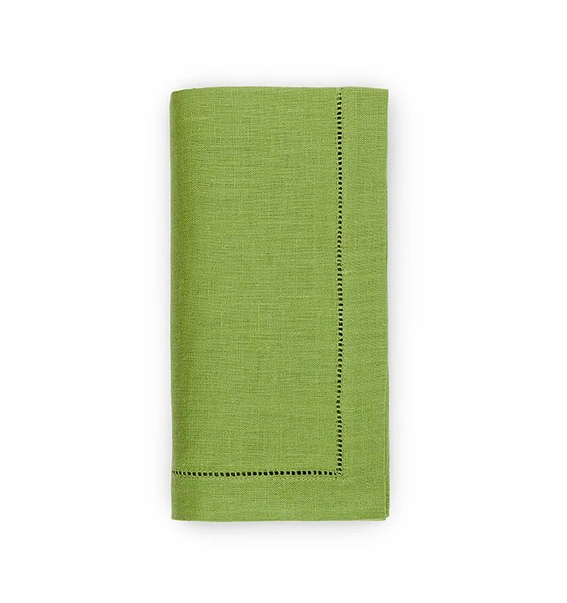 Fern Hemstitched Linen Dinner Napkins (set of 4)
