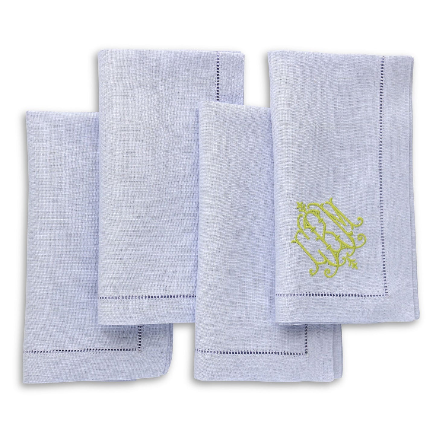 Crocus Hemstitched Linen Dinner Napkins (set of 4)