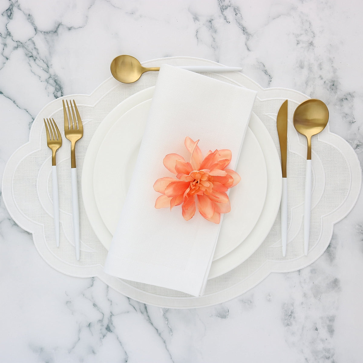Ivory Linen Dinner Napkins (each)