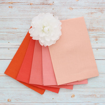 European Linen Plain Hem Guest Towels (each)