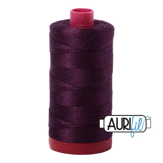 Aurifil Mako 12wt Cotton Quilting Thread 356 yds (each)