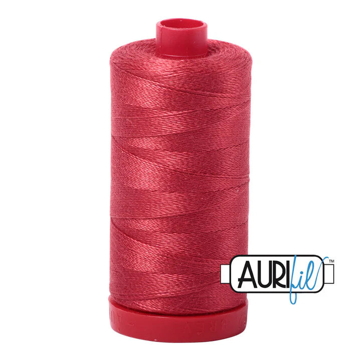 Aurifil Mako 12wt Cotton Quilting Thread 356 yds (each)