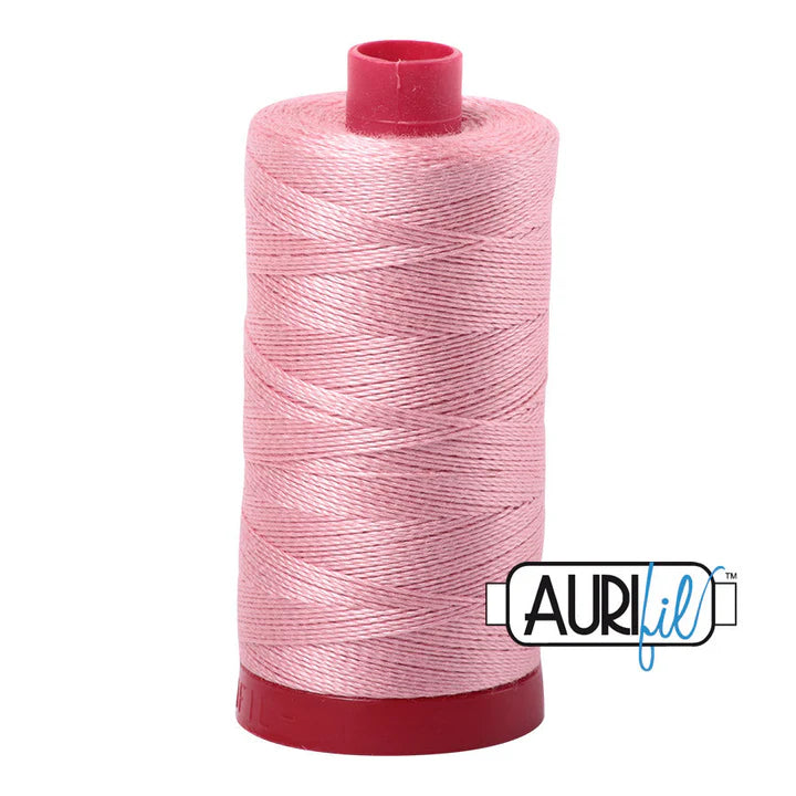 Aurifil Mako 12wt Cotton Quilting Thread 356 yds (each)