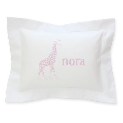 Casey White Pique Baby Pillow