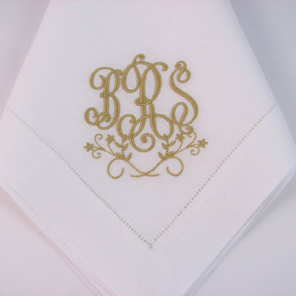 White Classico Hemstitched Dinner Napkins (set of 4)