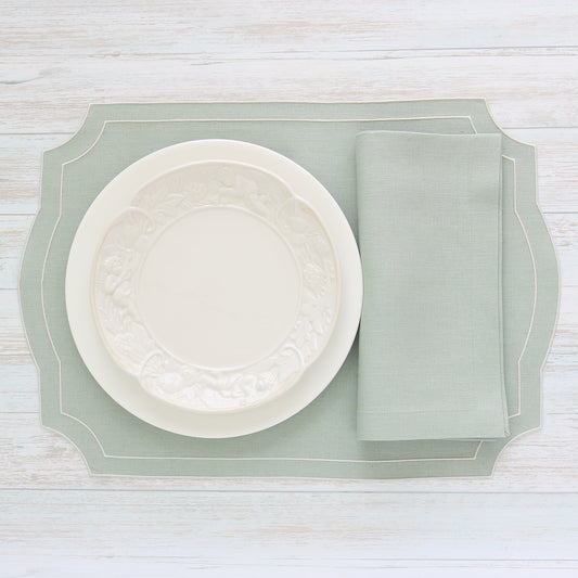 Derby linen dinner napkins and placemats (each)