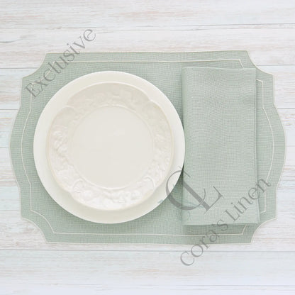Derby linen dinner napkins and placemats (each)