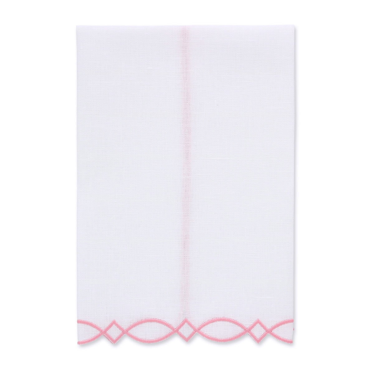 Donna White Linen Guest Towel (each)
