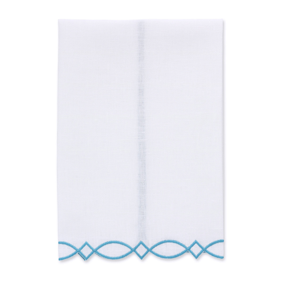 Donna White Linen Guest Towel (each)