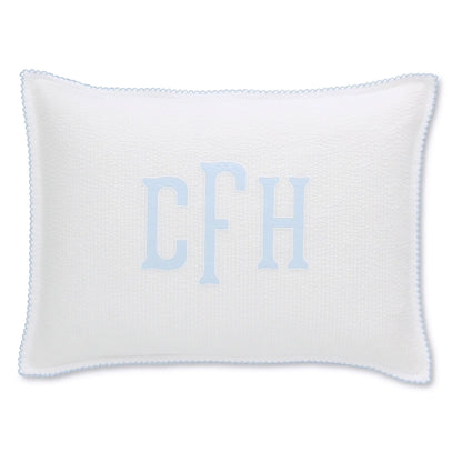 Elias Seersucker Baby Pillow
