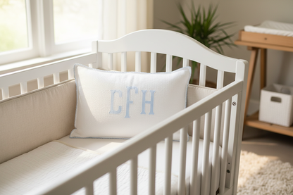 Elias Seersucker Baby Pillow