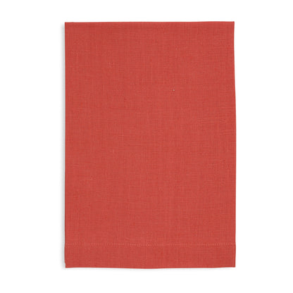 European Linen Plain Hem Guest Towels (each)