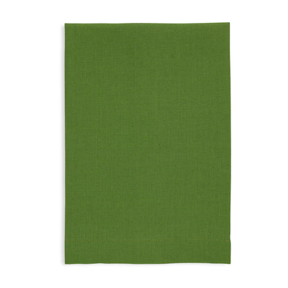 European Linen Plain Hem Guest Towels (each)