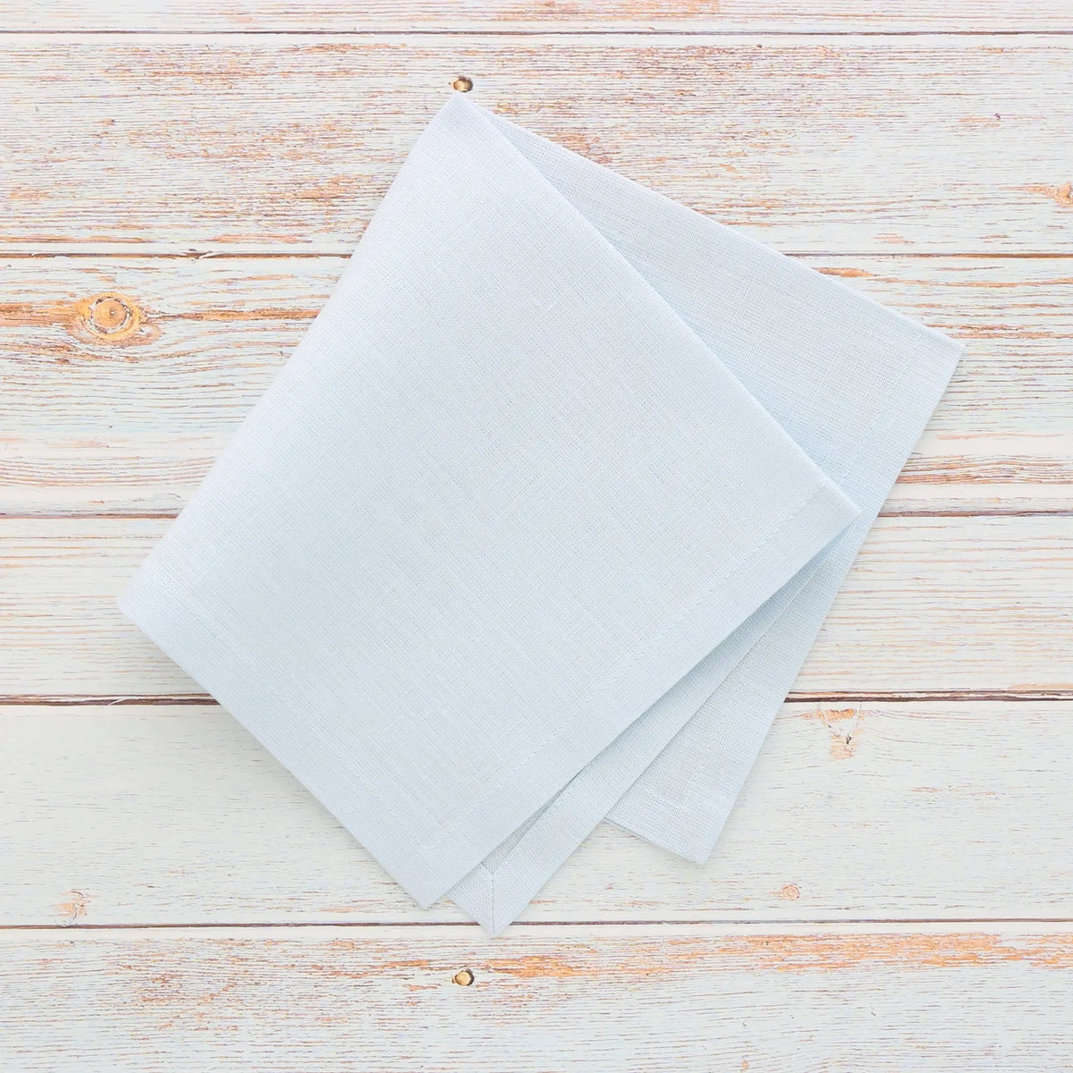 Plain Hem Italian Linen Handkerchief (each)