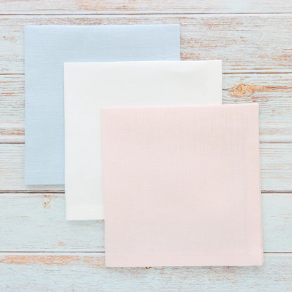 Plain Hem Italian Linen Handkerchief (each)